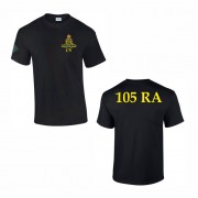 105 Regiment Royal Artillery REGIMENTAL Cotton Teeshirt